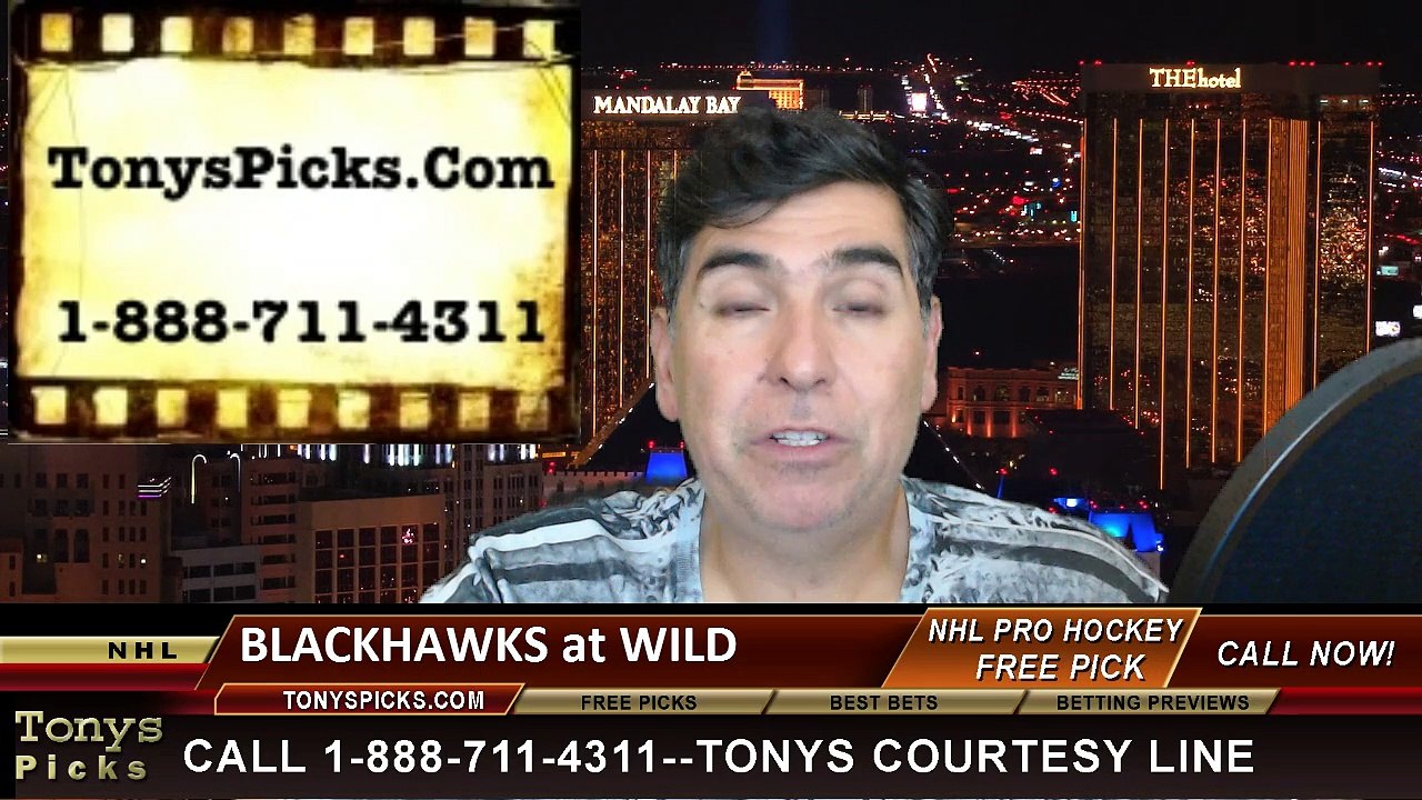 NHL Playoff Odds Game 3 Minnesota Wild vs. Chicago Blackhawks Free Pick Prediction Preview 5-5-2015