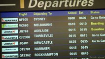 Old Qantas B767-300 takeoff from Brisbane Airport. [HD]