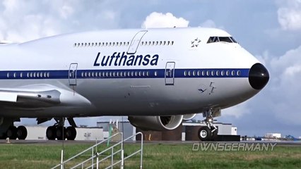 Retro Lufthansa Boeing 747-8i D-ABYT First Flight Documentary @ KPAE Paine Field