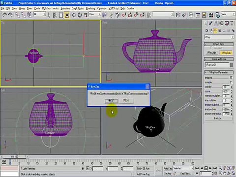 3Ds Max Tutorial-VRay Sun