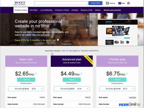 How to install WordPress on Yahoo web hosting