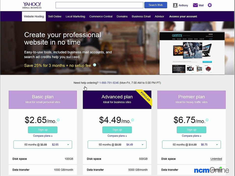 How to install WordPress on Yahoo web hosting