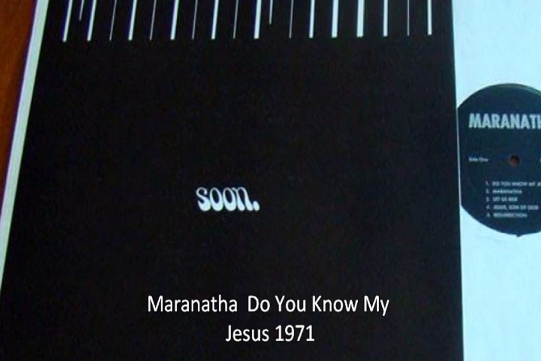 Maranatha "Do You Know My Jesus" 1971 Christian folk Rock