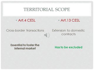 French Delegation CESL (European Contract Law)