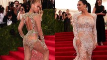 Beyoncé vs. Kim Kardashian: sheer dress battle at Met Gala