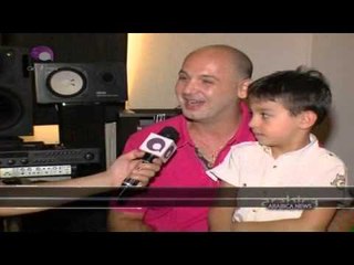 كواليس تسجيل اغنية للفنان ربيع الاسمر