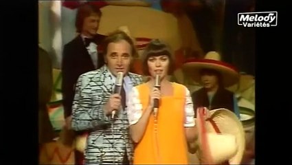 Mireille Mathieu et Charles Aznavour - Rendez-vous A Brasilia (Domino, 1974)