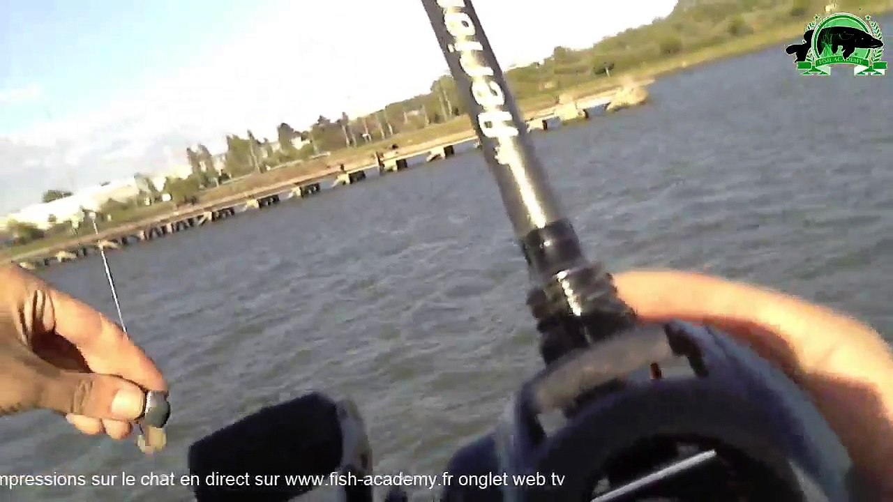 Pêche leurre souple Rediffusion du 05.05.2015 - Résultat: 2 sandres  (1h10min) et (1h15min)