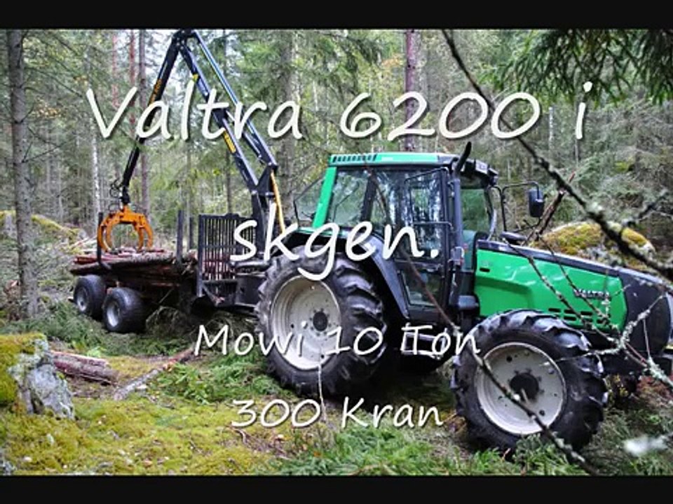 Valtra 6200 i skogen