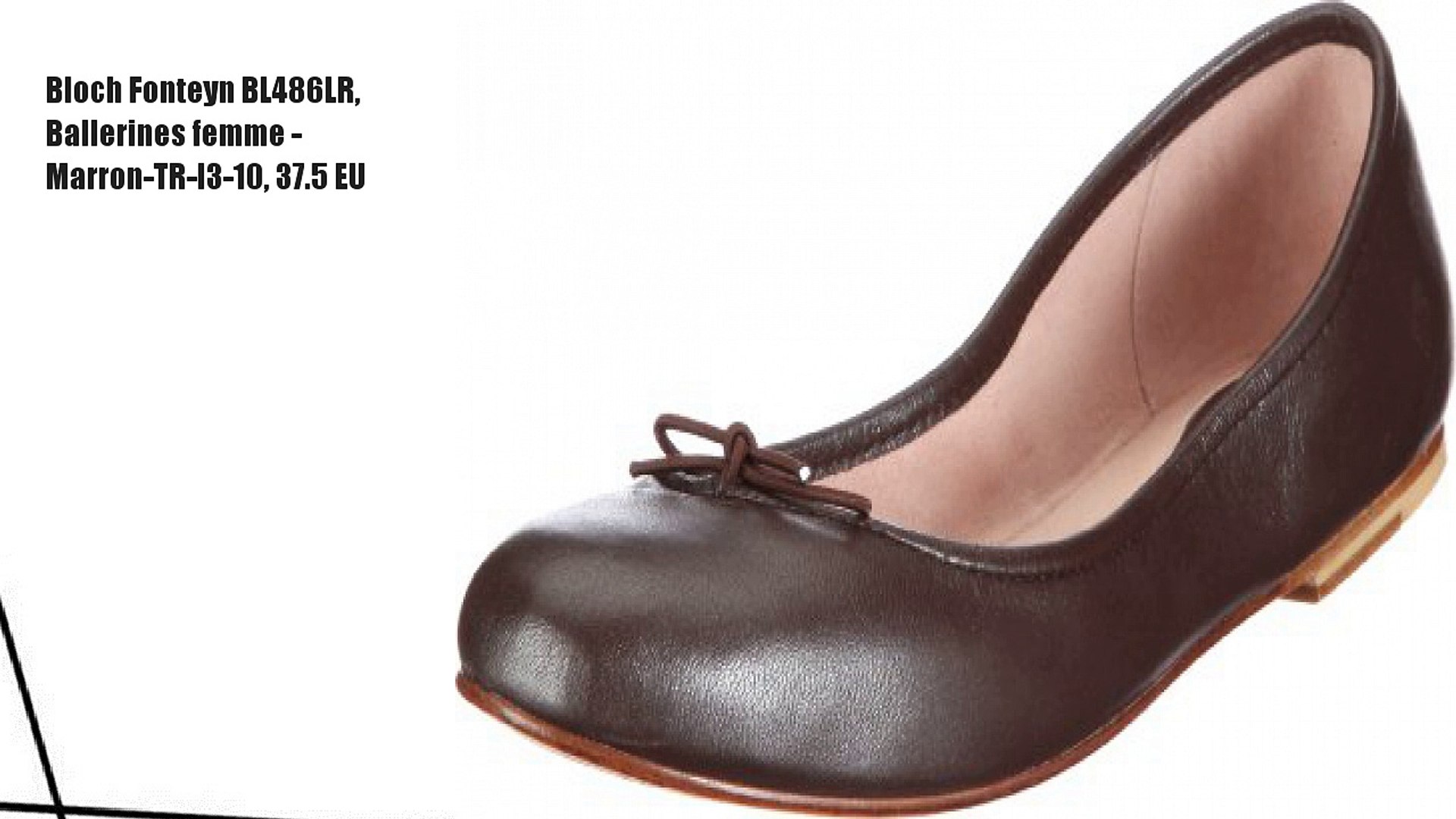ballerine marron femme