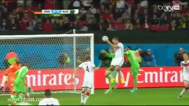 ملخص مباراة الجزائر والمانيا تعليق حفيظ دراجي كأس العالم