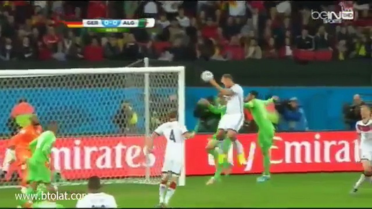 ملخص مباراة الجزائر والمانيا تعليق حفيظ دراجي...