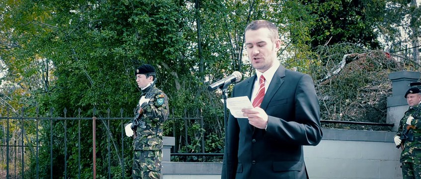 AGORA MEDIA | Discursul lui Lucian Nemeş la monumentul eroilor sovietici de la Turda