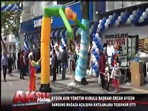 Ercan Aygün Samsung Mağaza Açılışına Katılanlara Teşekkür Etti. Ak Parti Grup Başkanvekili Mahir Ünal