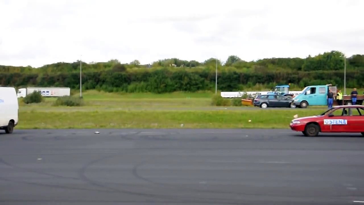 Truck crash test