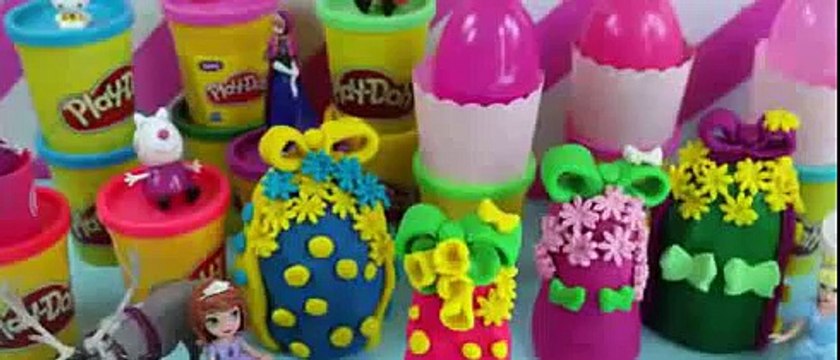 surprise eggs cars hello kitty spongebob disney toys Play doh peppa pig barbie mlp sofia frozen [Ful