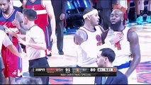 Quincy Acy Ejected For Punching John Wall | Wizards vs Knicks  12/25/14