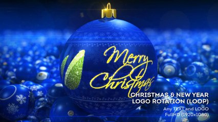 After Effects Project Files - Christmas Logo Rotation - VideoHive 9662838