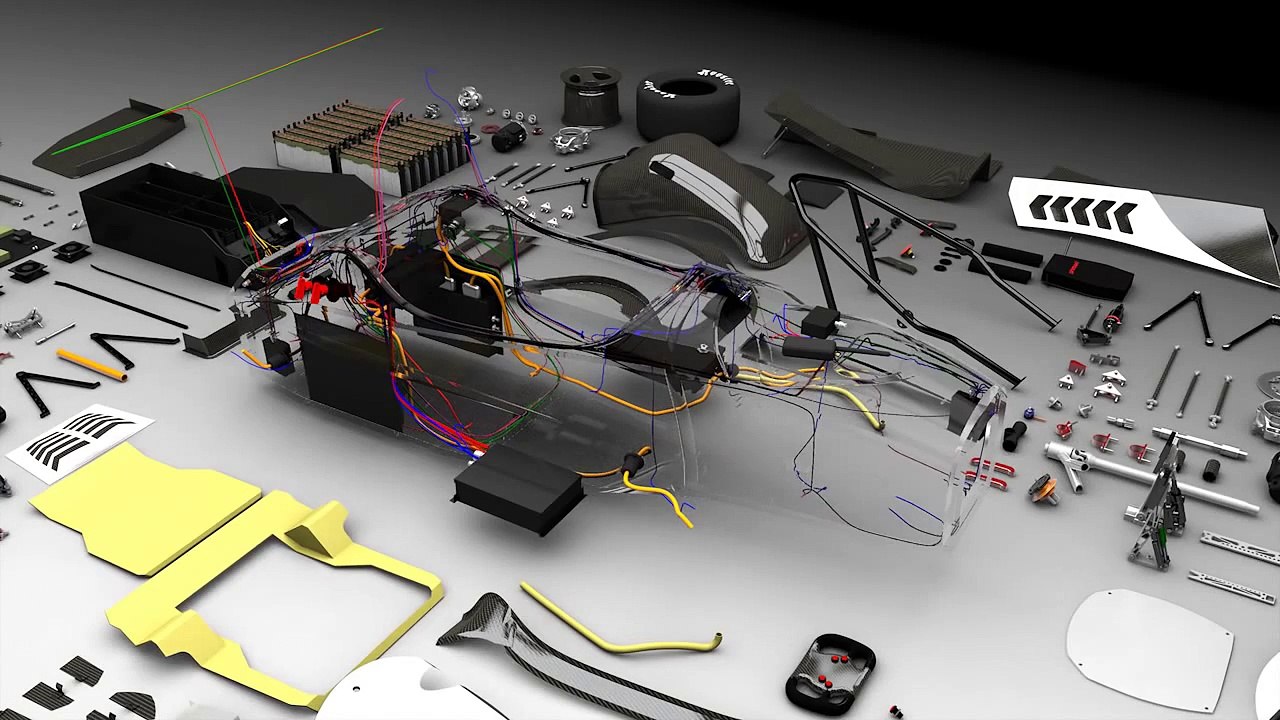Formula Student Electric - Assembly Animation