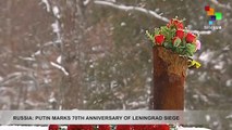 Russia Marks 70th Anniversary of Leningrad Siege