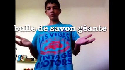 fabriquer une bulle de savon géante