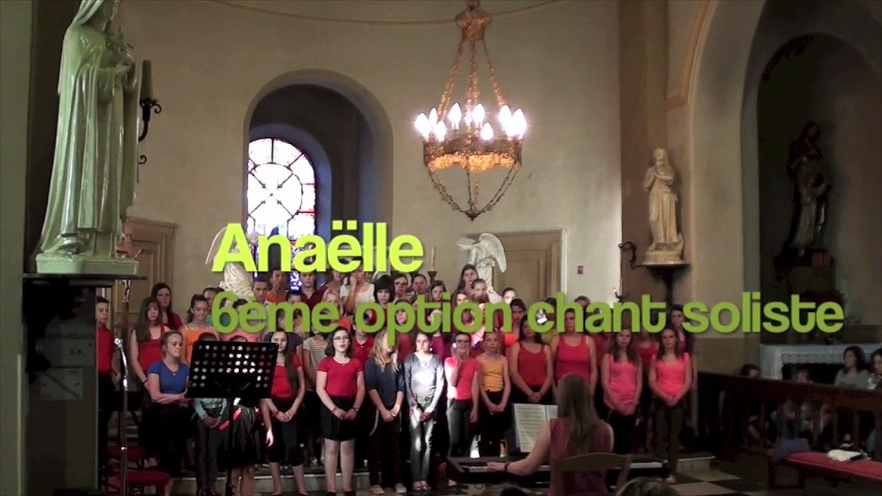 (école en choeur) Académie de Dijon (Nièvre)Collèges le Rimorin (Dornes) et collège Les Amognes (Saint Benin d'Azy)