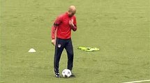 Pep Guardiola great touches back to Camp Nou