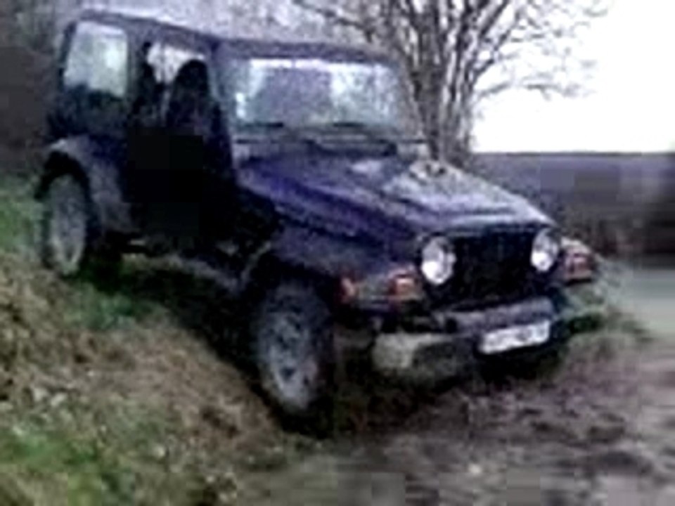 Jeep Rubicon Croisement de Pont léger