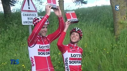 Gallopin à l'attaque des pavés du Tour de France 2015