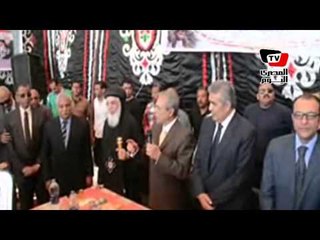 وضع حجر أساس كنيسة «العور» بالمنيا