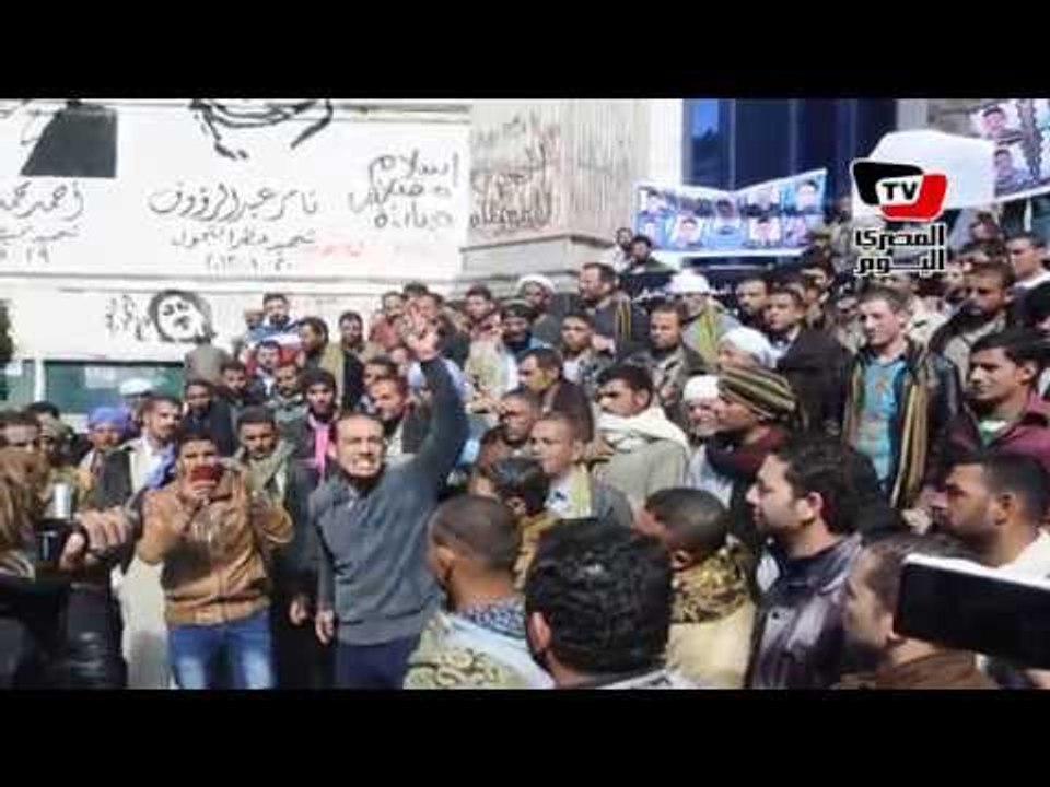 وقفة لأهالي الأقباط المخطوفين بليبيا: «اه لو كان ابن وزير»