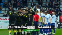 j.36 liga adelante 14/15 ponferradina 1-zaragoza 1