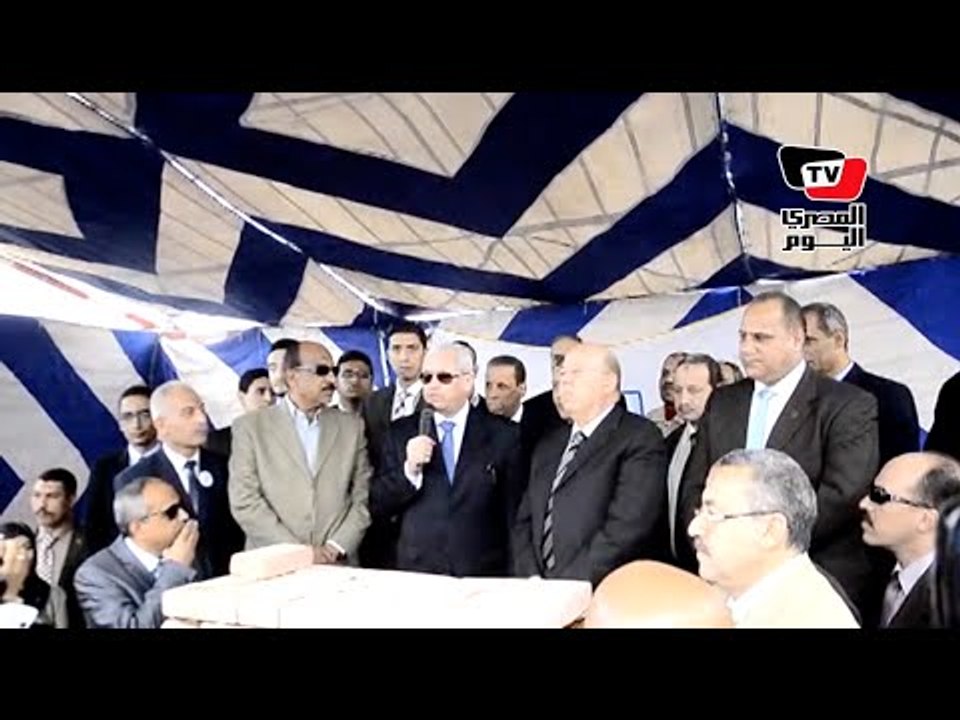 وزير التعليم العالي يضع حجر أساس المستشفى الجام...