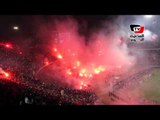 الشماريخ تشعل استاد القاهرة بعد إحراز الأهلى هدف الفوز