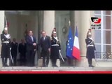مراسم استقبال الرئيس عبدالفتاح السيسي في فرنسا