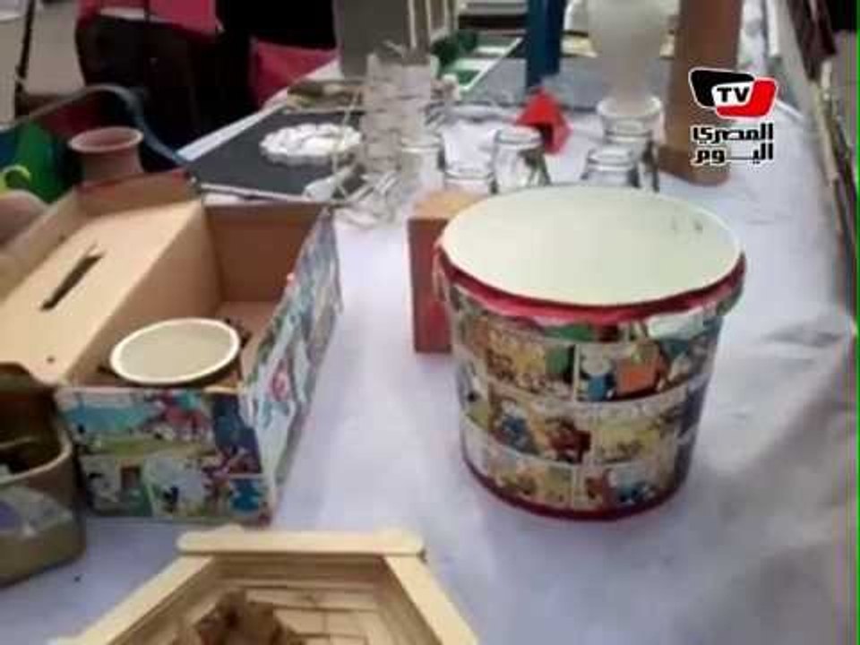 معرض فني بجامعة حلوان