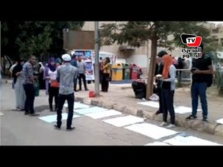 وقفة احتجاجية لـ ٦ إبريل بجامعة حلوان