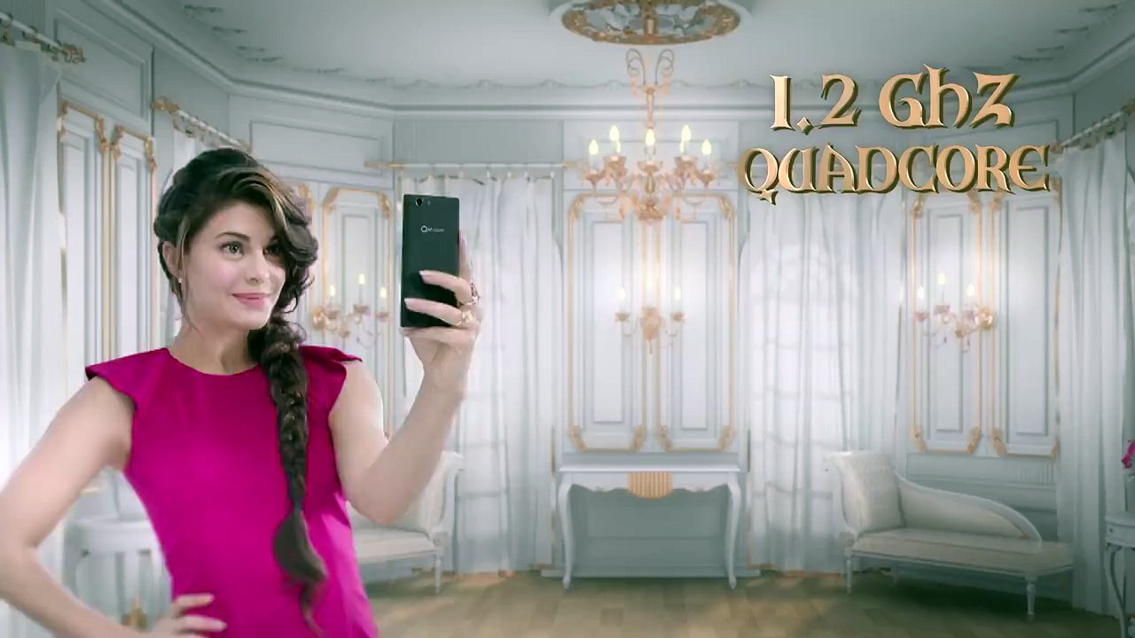 bollywood heroine in a mobile promo