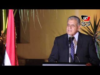 إبراهيم محلب يلقي كلمة بمناسبة إحياء مسار العائلة المقدسة بمجمع الأديان