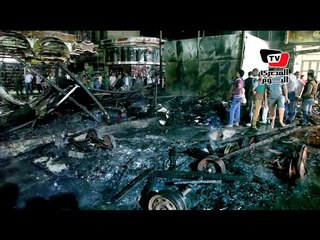 السيطرة على حريق هائل في المحلة الكبرى