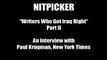 Nitpicker: Interview w/ Paul Krugman