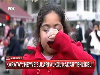Canan Karatay 'Meyve suları çocuklar için alkol kadar tehlikeli'