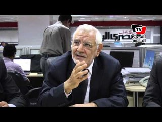 عبد المنعم أبو الفتوح: لا يمكن أن يتحول الإخوان بعد ٨٠ عاما من العطاء لـ «شيطان رجيم»