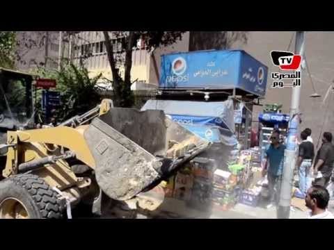 حملة لإزالة الأكشاك المخالفة بالمهندسين