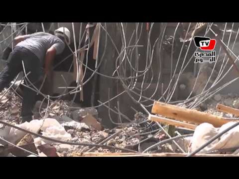 قوات الحماية المدنية تنقذ المحتجزين تحت أنقاض «مصنع العبور»