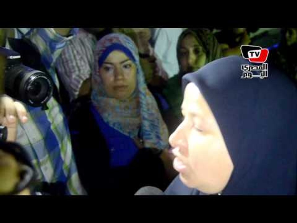 زوجة محمد البلتاجي في عزاء أحمد سيف الإسلام