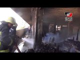 قوات الحماية المدنية تسيطر على حريق محالات دوران شبرا