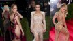 Kim Kardashian und Beyoncé in durchsichtigen Kleidern bei der Met Gala