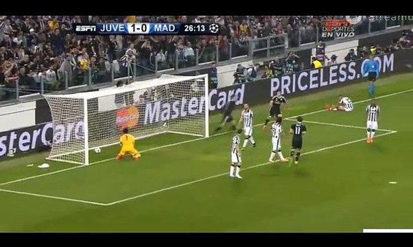 Cristiano Ronaldo 1-1 goal - Juventus FC vs Real Madrid CF 05-05-2015