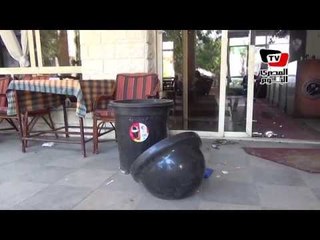 اثار اقتحام نادى الزمالك من قبل مجهولين